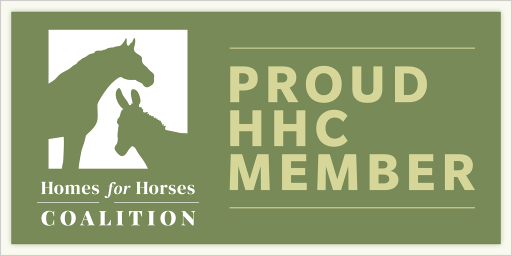 Homes for Horses Coalition - green horizontal badge